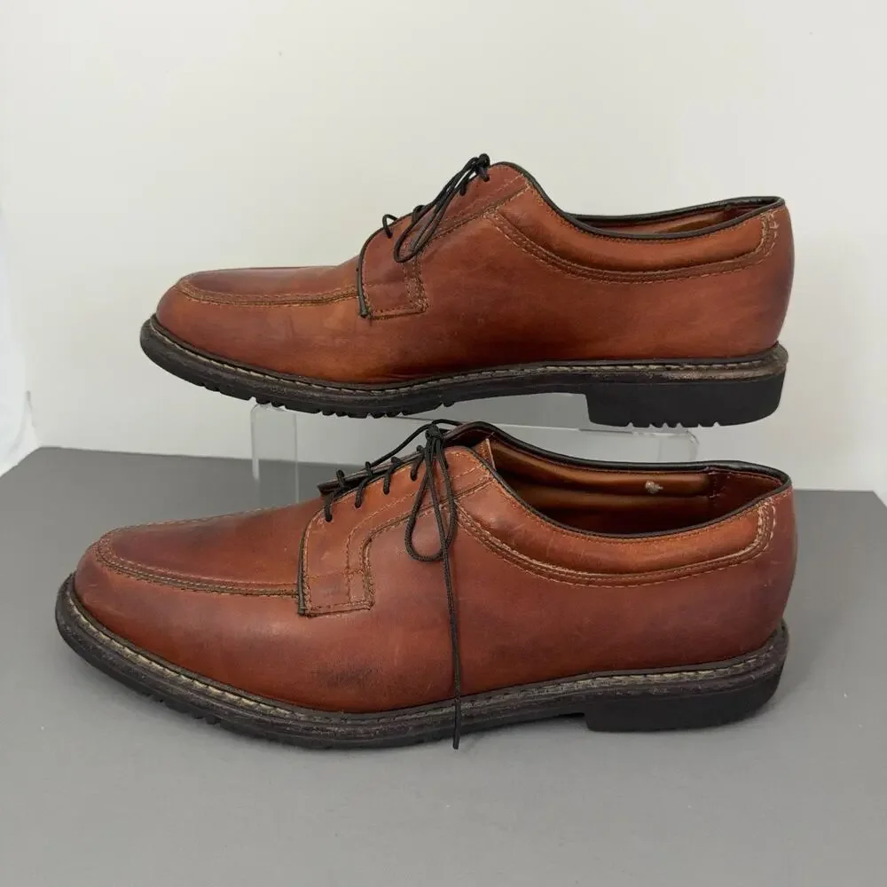 Allen Edmonds Wilbert Leather Derby Shoes Mens 11.5 3E Split Toe Made USA